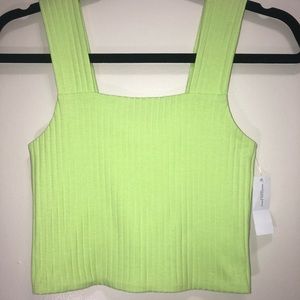 American Eagle square neck cropped tank NEW